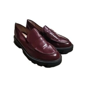 Adam Tucker Mens Slip On Loafers Brown Leather Lander18 Size 9.5M